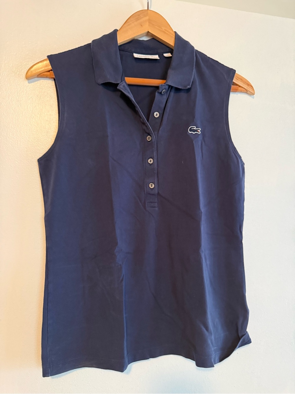 Lacoste women's  Slim Fit Dark Blue Polo